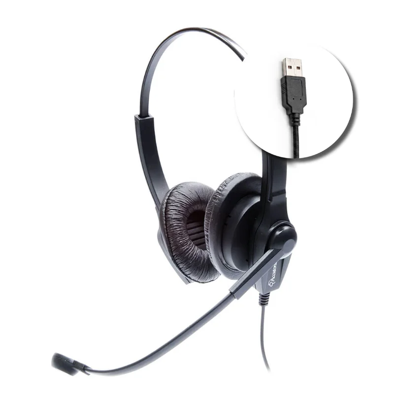 CYC diademas para call center para trabajo pesado UCB610