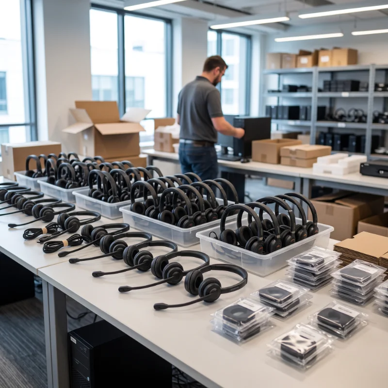 Alquiler de diademas para call center y eventos