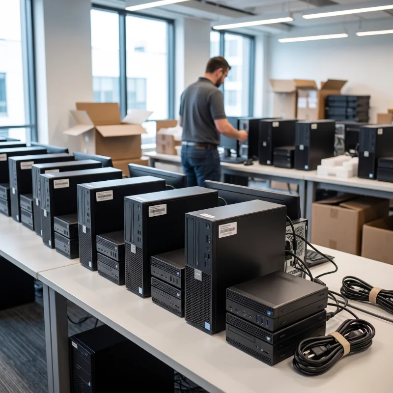 Alquiler de computadores de escritorio y mini PC empresariales